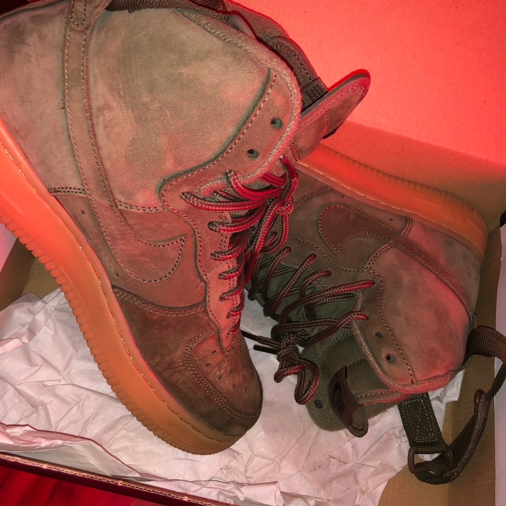 Olive green air forces